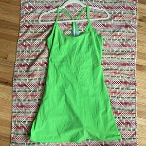 Outdoor Voices Exercise Dress Powerpuff Girls Lime Green